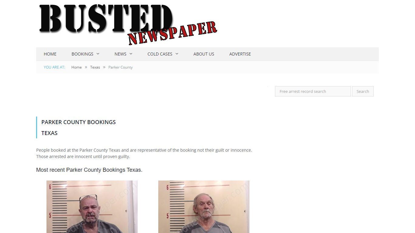 Parker County, TX Mugshots - BUSTEDNEWSPAPER.COM